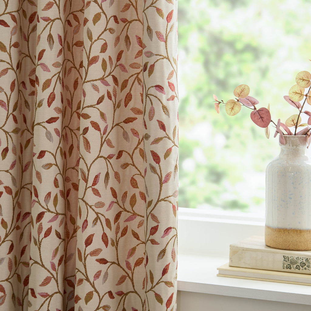 Cervino Jacquard Room Darkening Pencil Pleat Curtains