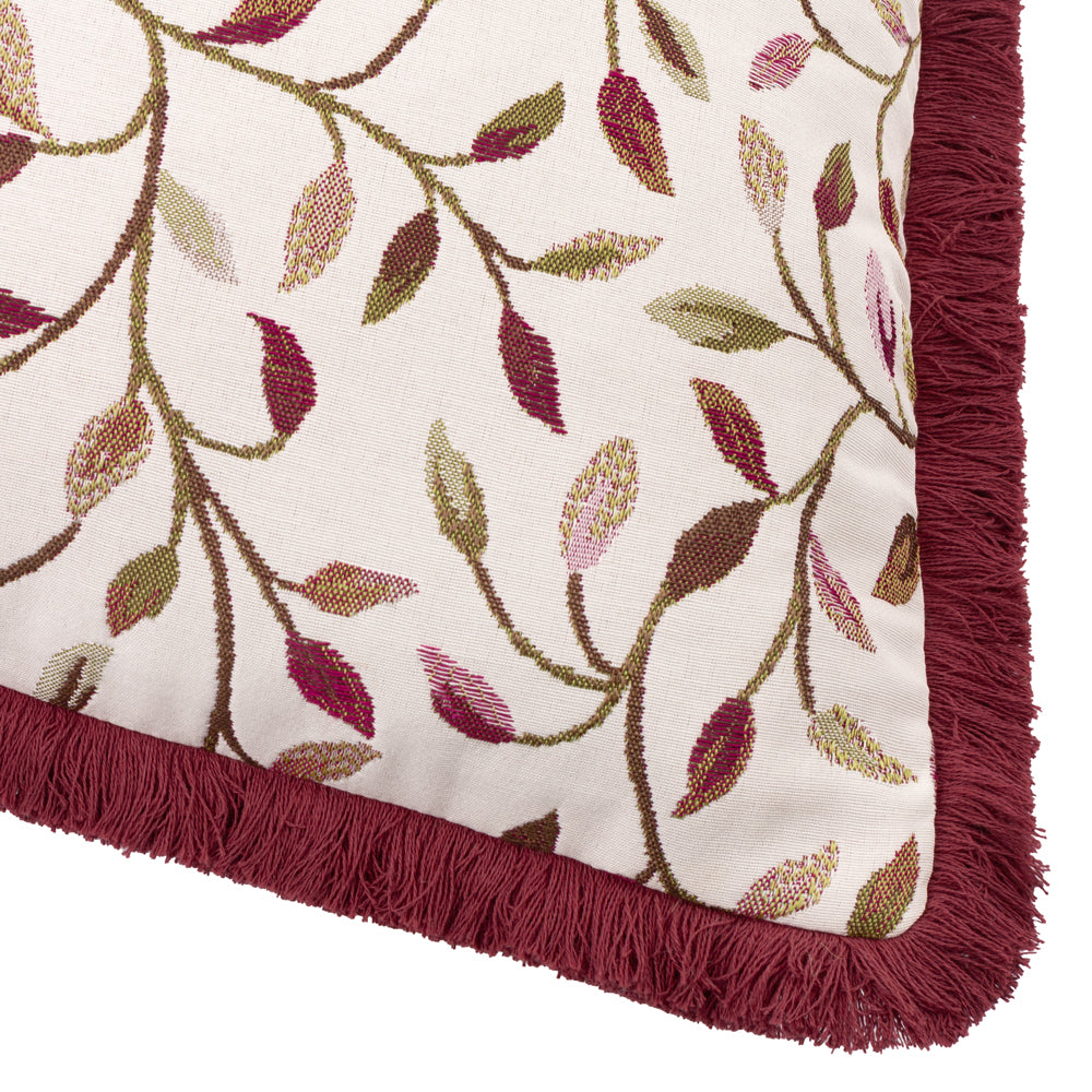 Cervino Fringed Jacquard Cushion