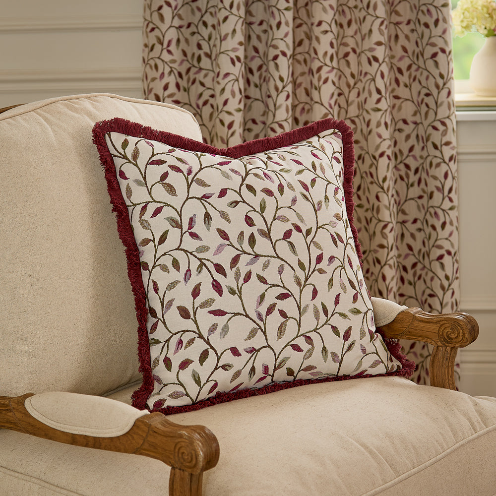 Cervino Fringed Jacquard Cushion