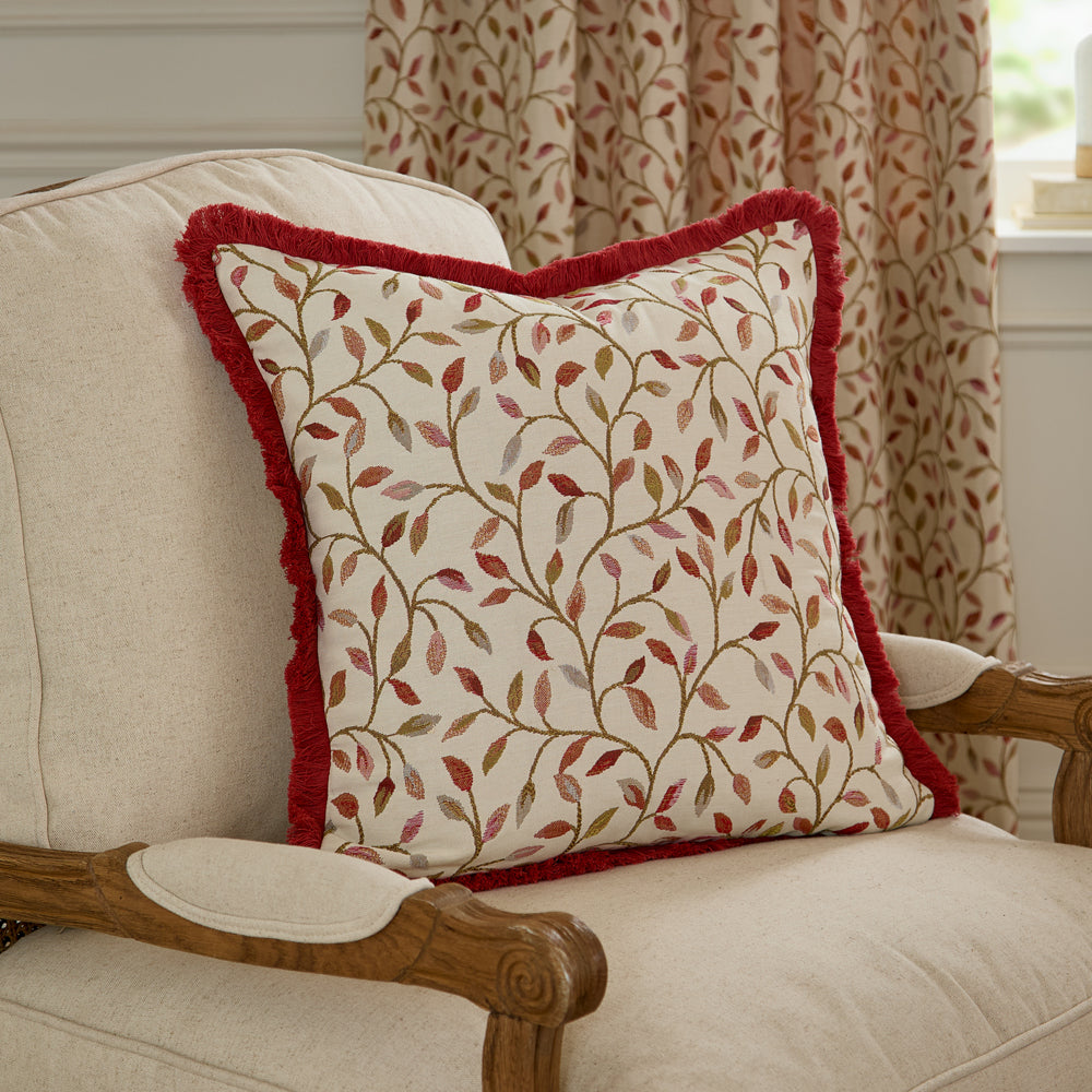 Cervino Fringed Jacquard Cushion