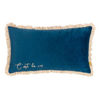 Cest La Vie Embroidered Cushion