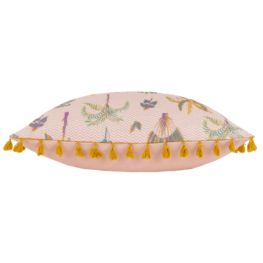 Chamae Floral Tasselled Cushion