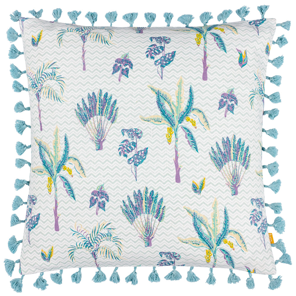 Chamae Floral Tasselled Cushion
