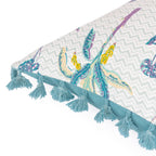 Chamae Floral Tasselled Cushion