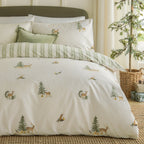 Charlecote Printed 100% Cotton Duvet Cover Set