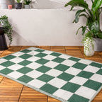 Checkerboard Outdoor Rug