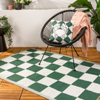 Checkerboard Outdoor Rug