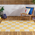 Checkerboard Outdoor Rug