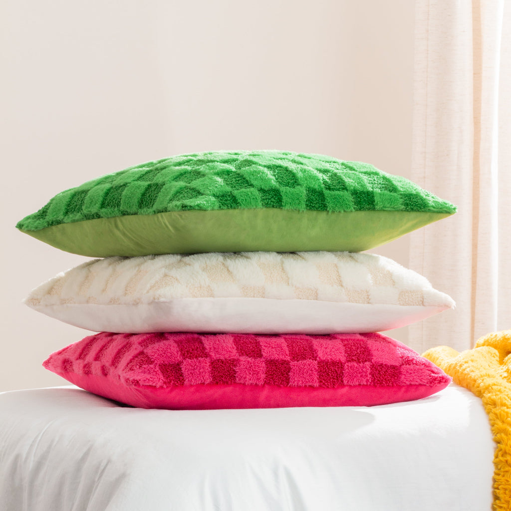 Check It Boucle Fleece Cushion