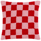 Check Knitted Cushion