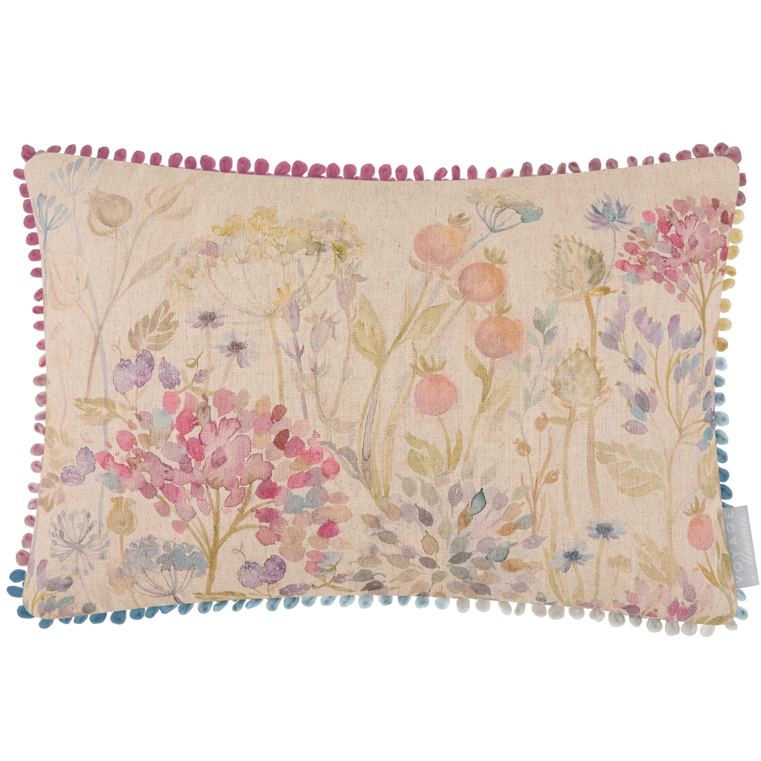 Country Hedgerow Printed Rectangular Cushion