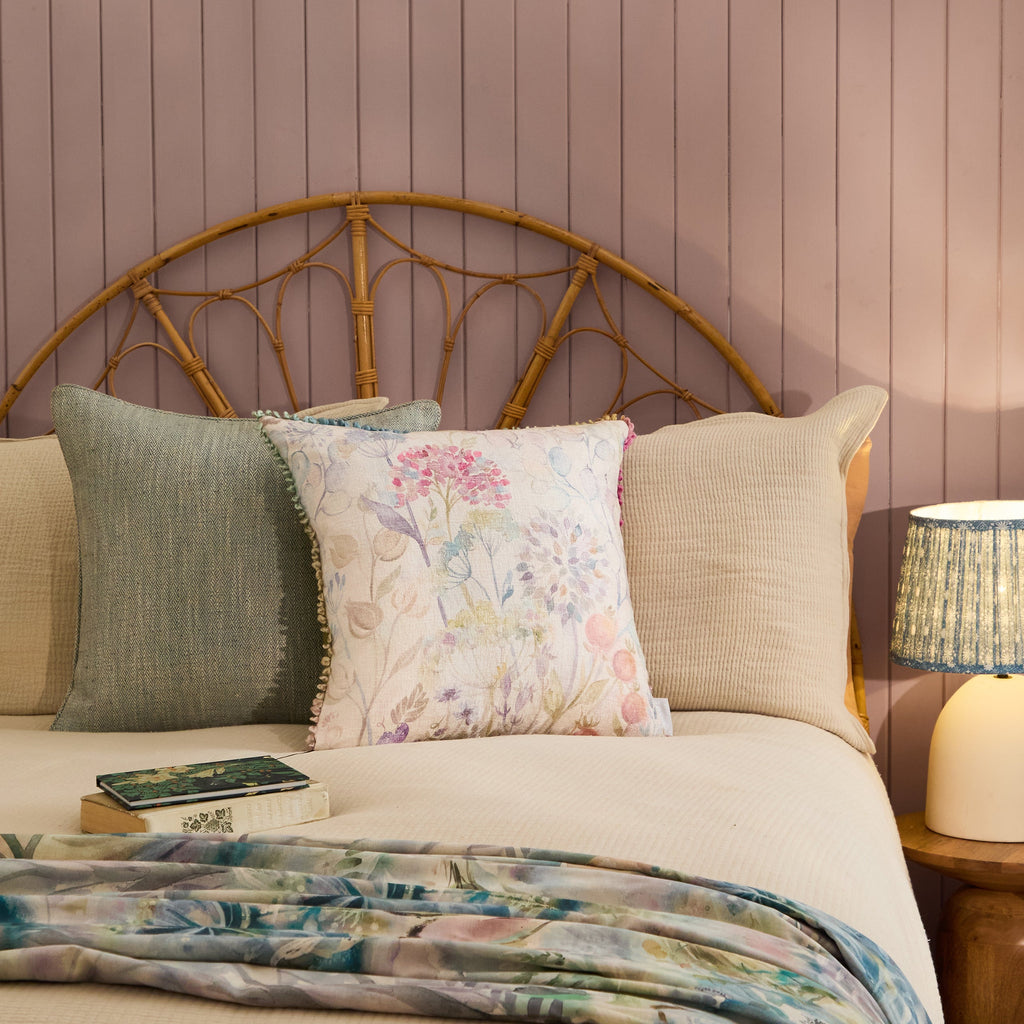 Country Hedgerow Printed Square Cushion