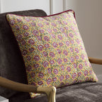 Chedworth Piped Velvet Cushion