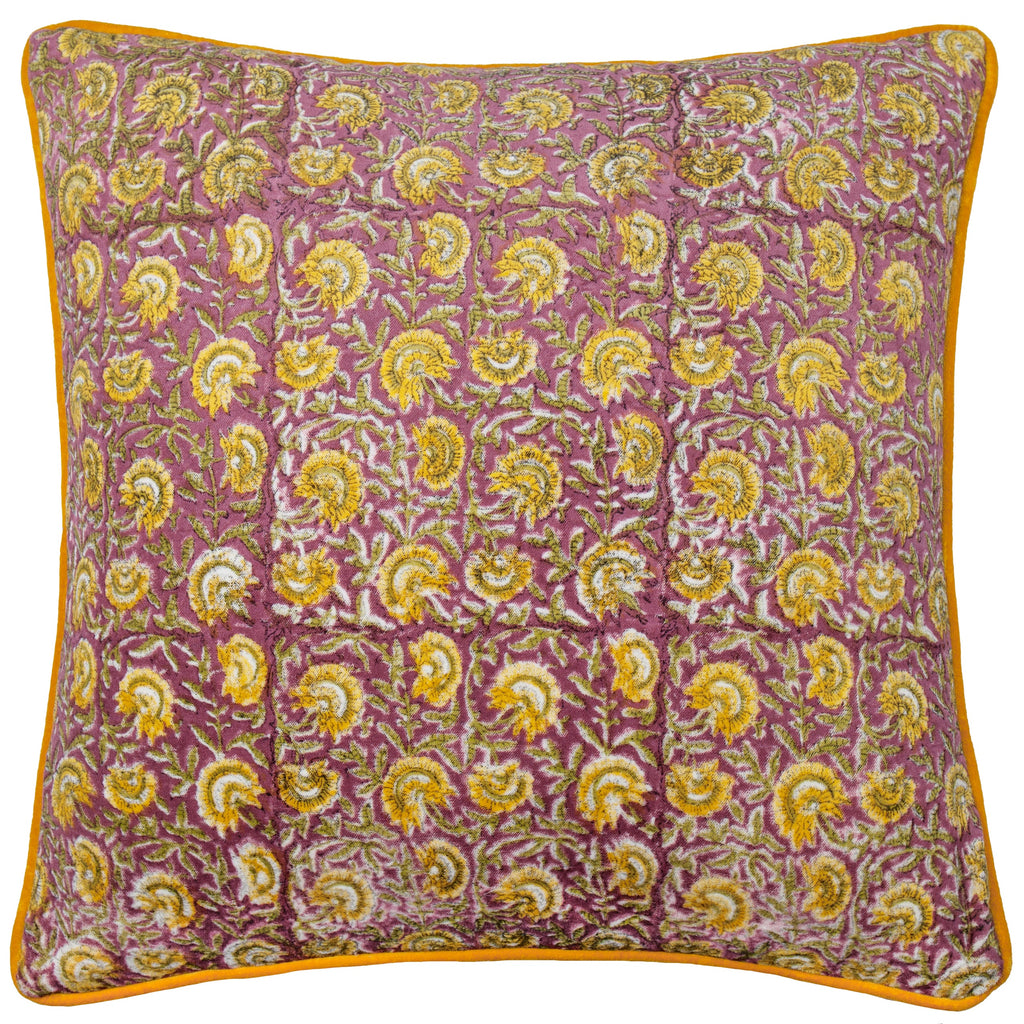 Chedworth Piped Velvet Cushion