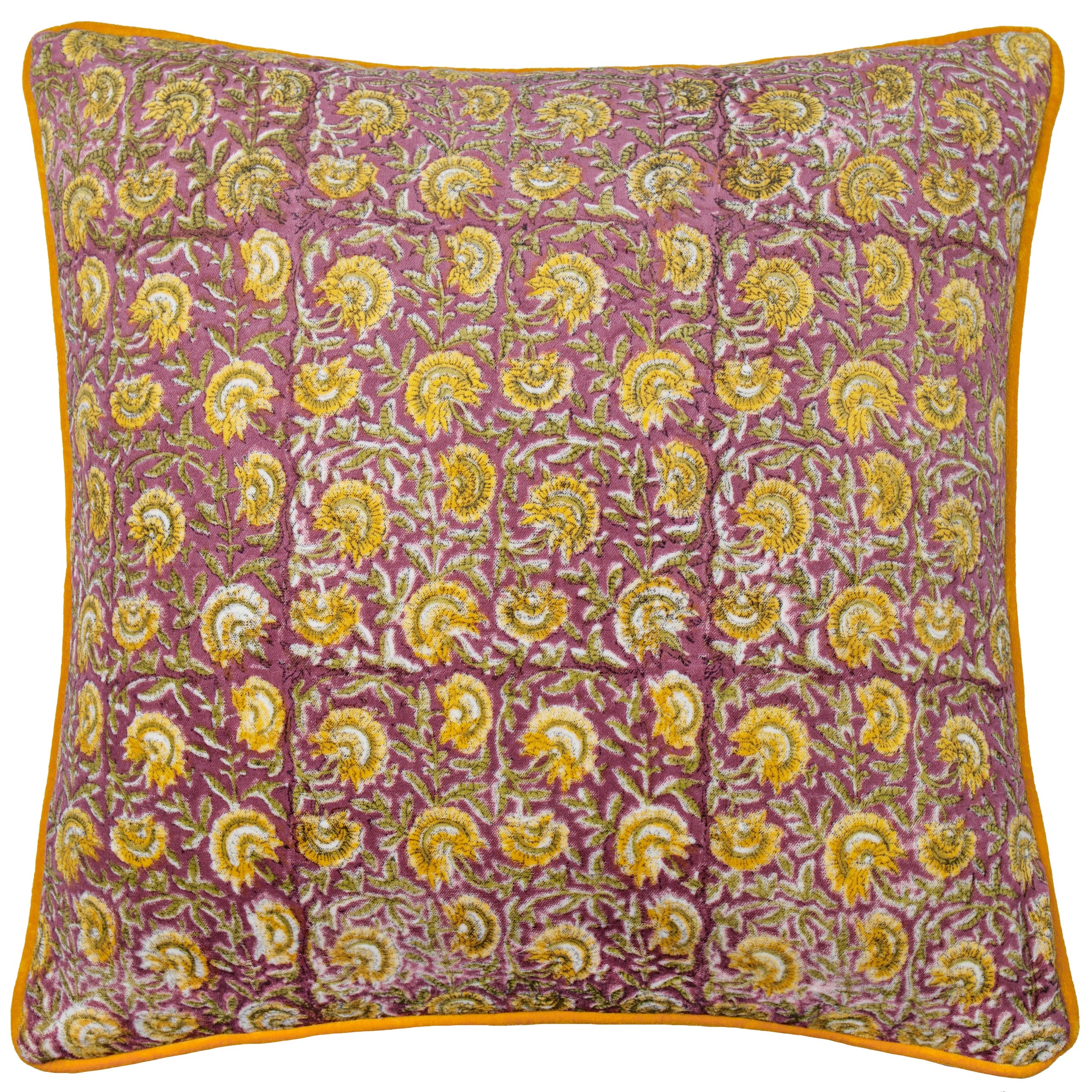 Chedworth Piped Velvet Cushion