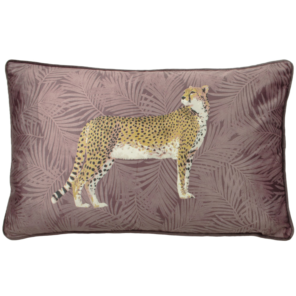 Cheetah Forest Velvet Cushion