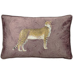 Cheetah Forest Velvet Cushion