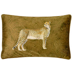 Cheetah Forest Velvet Cushion