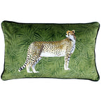 Cheetah Forest Velvet Cushion