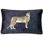 Cheetah Forest Velvet Cushion