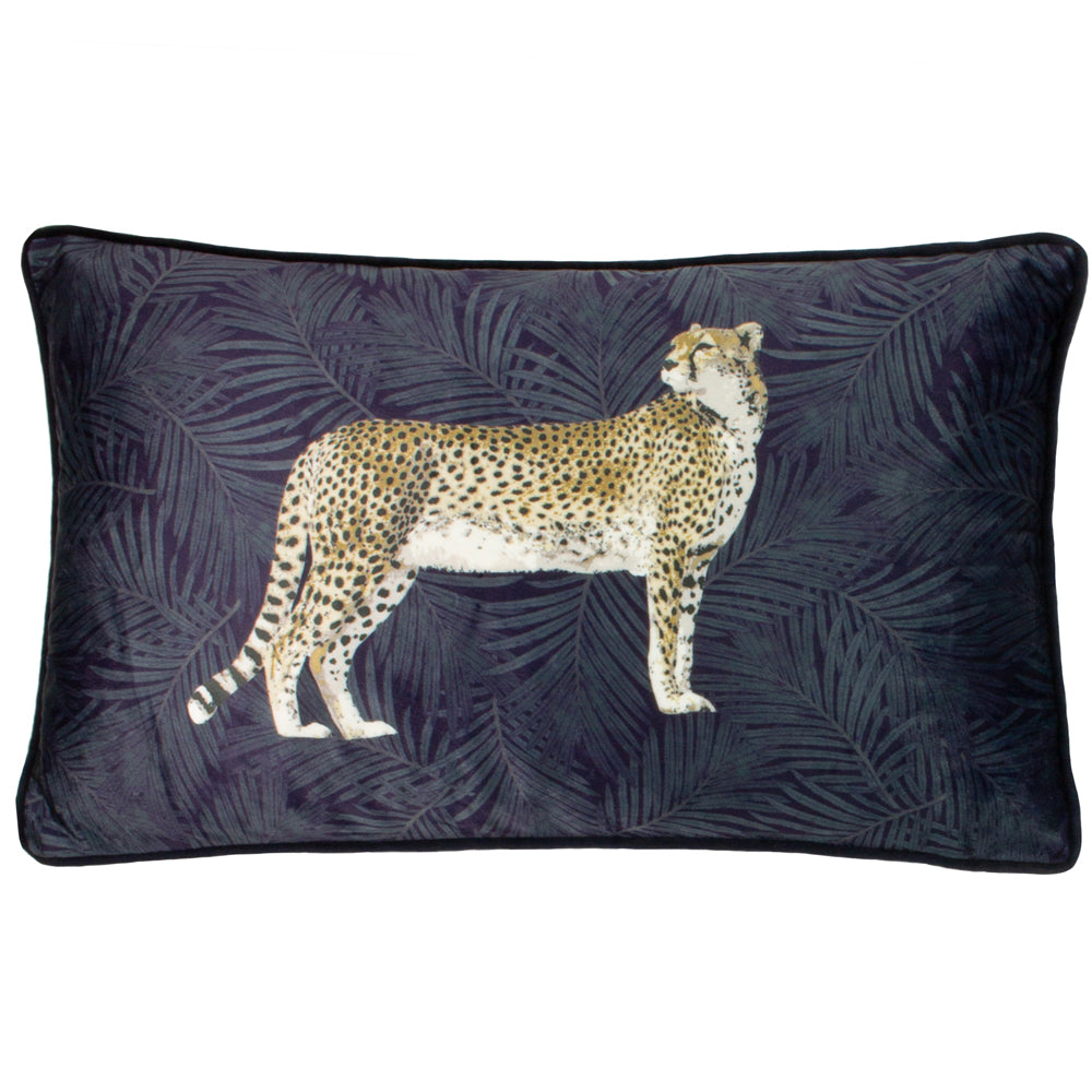 Cheetah Forest Velvet Cushion
