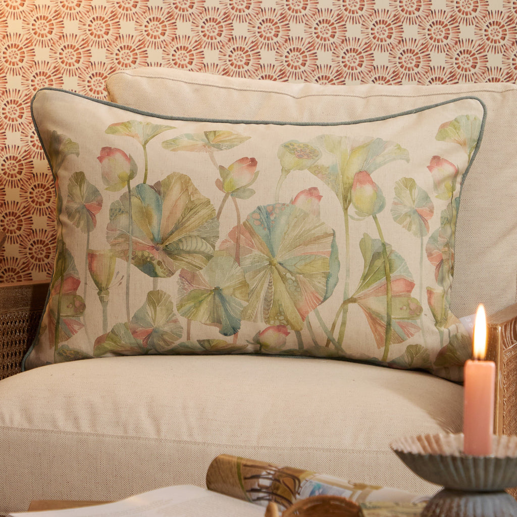 Cheriton Printed Piped Cushion