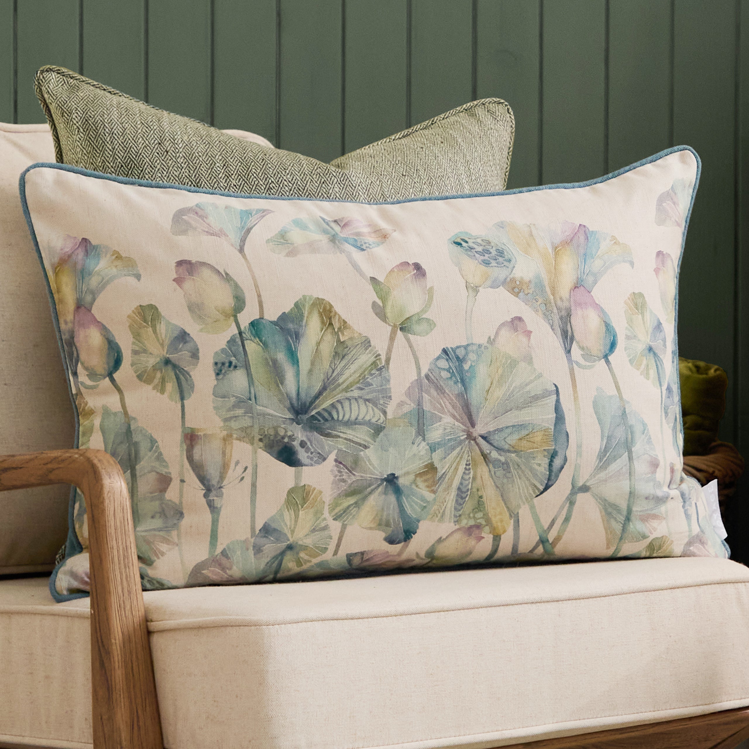 Cheriton Printed Piped Cushion