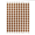 Chesil Check Tasselled 100% Cotton Throw