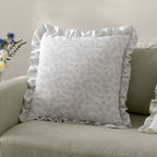 Chloe Printed Ruffle Cushion