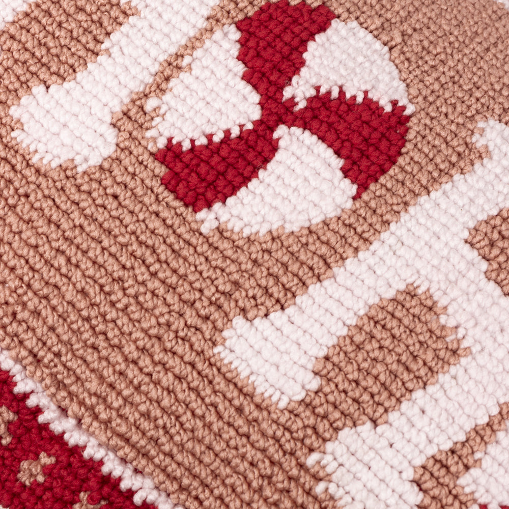 Candy Ho Ho Ho Tufted Cushion