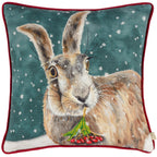 Christmas Hare Cushion