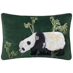 Chuan Tranquil Panda Velvet Cushion