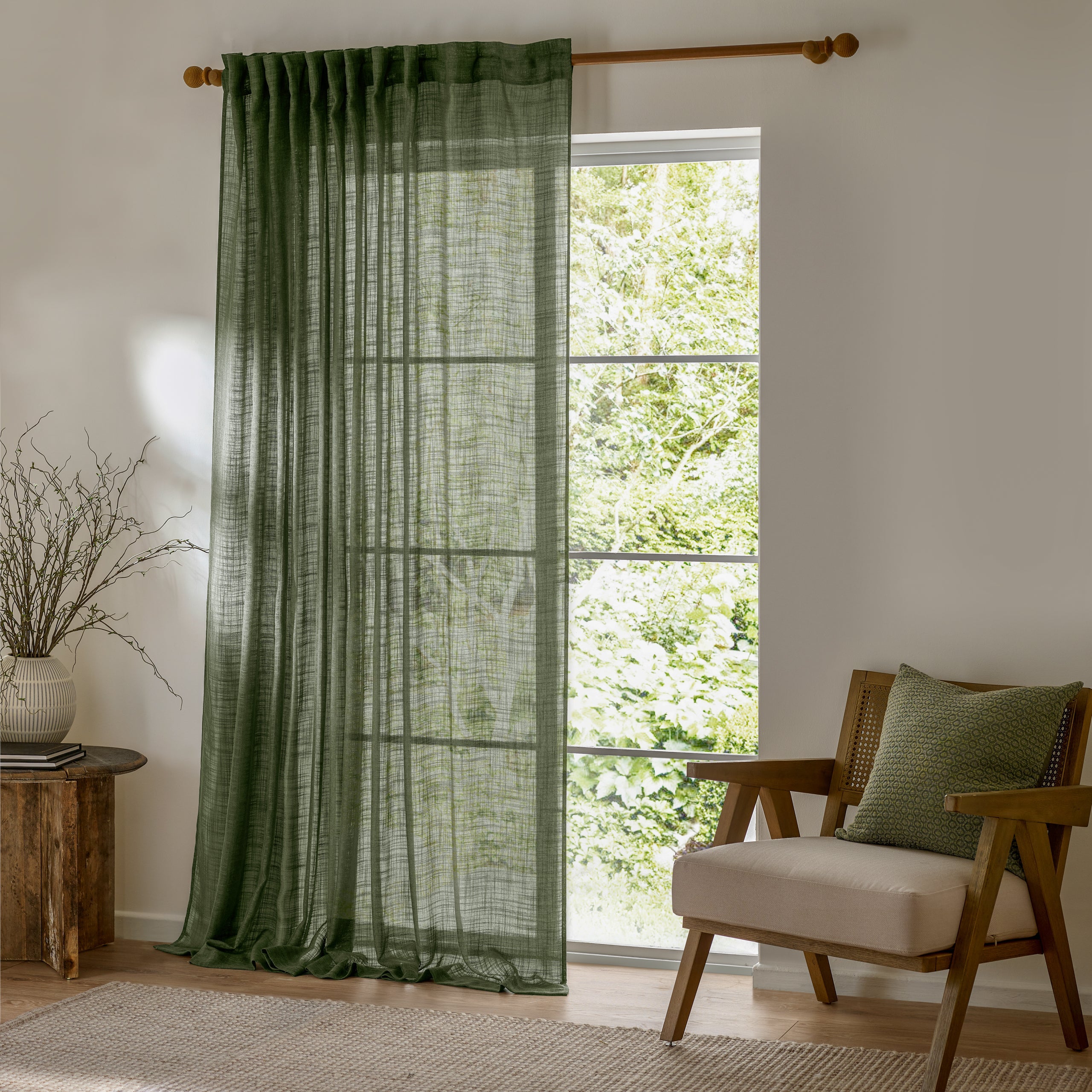 Cirrus Woven Sheer Curtain Panel