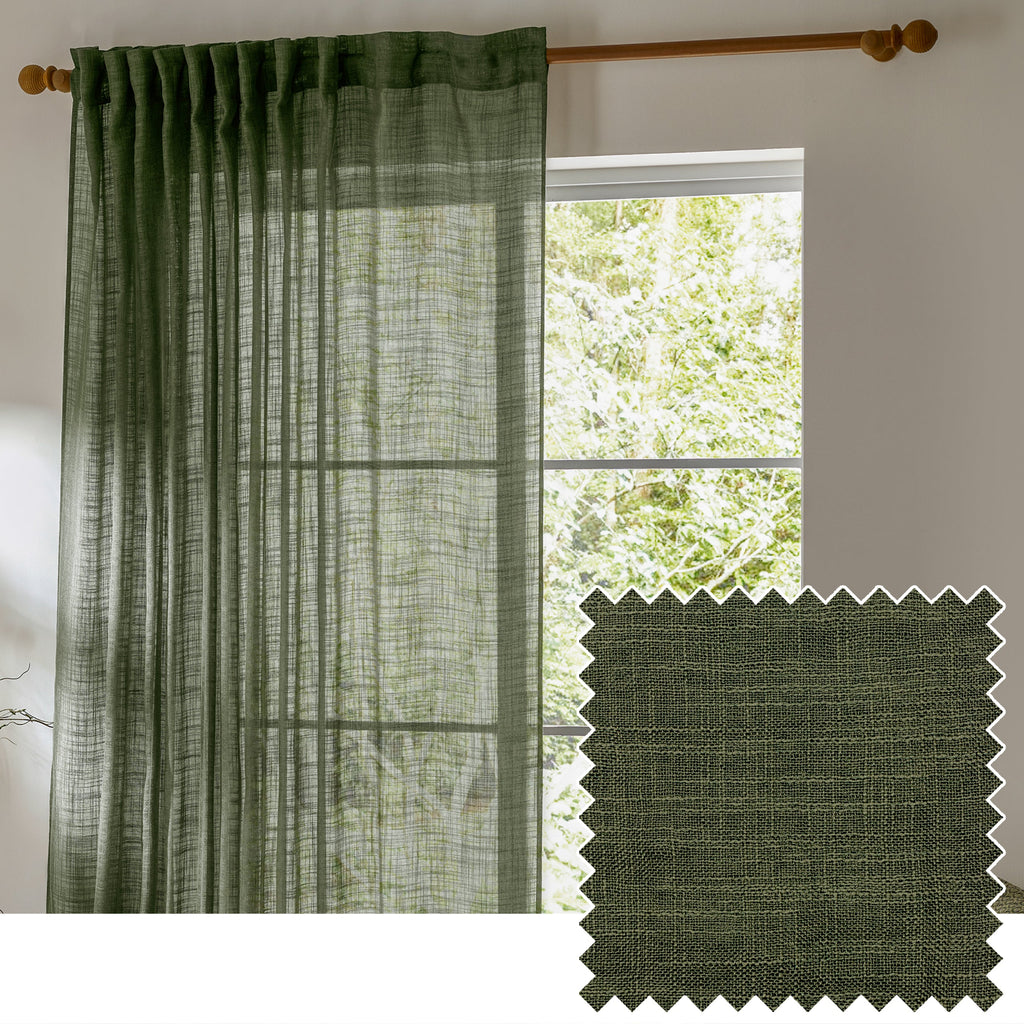 Cirrus Woven Sheer Curtain Panel
