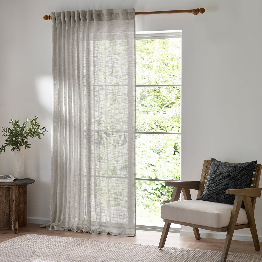 Cirrus Woven Sheer Curtain Panel