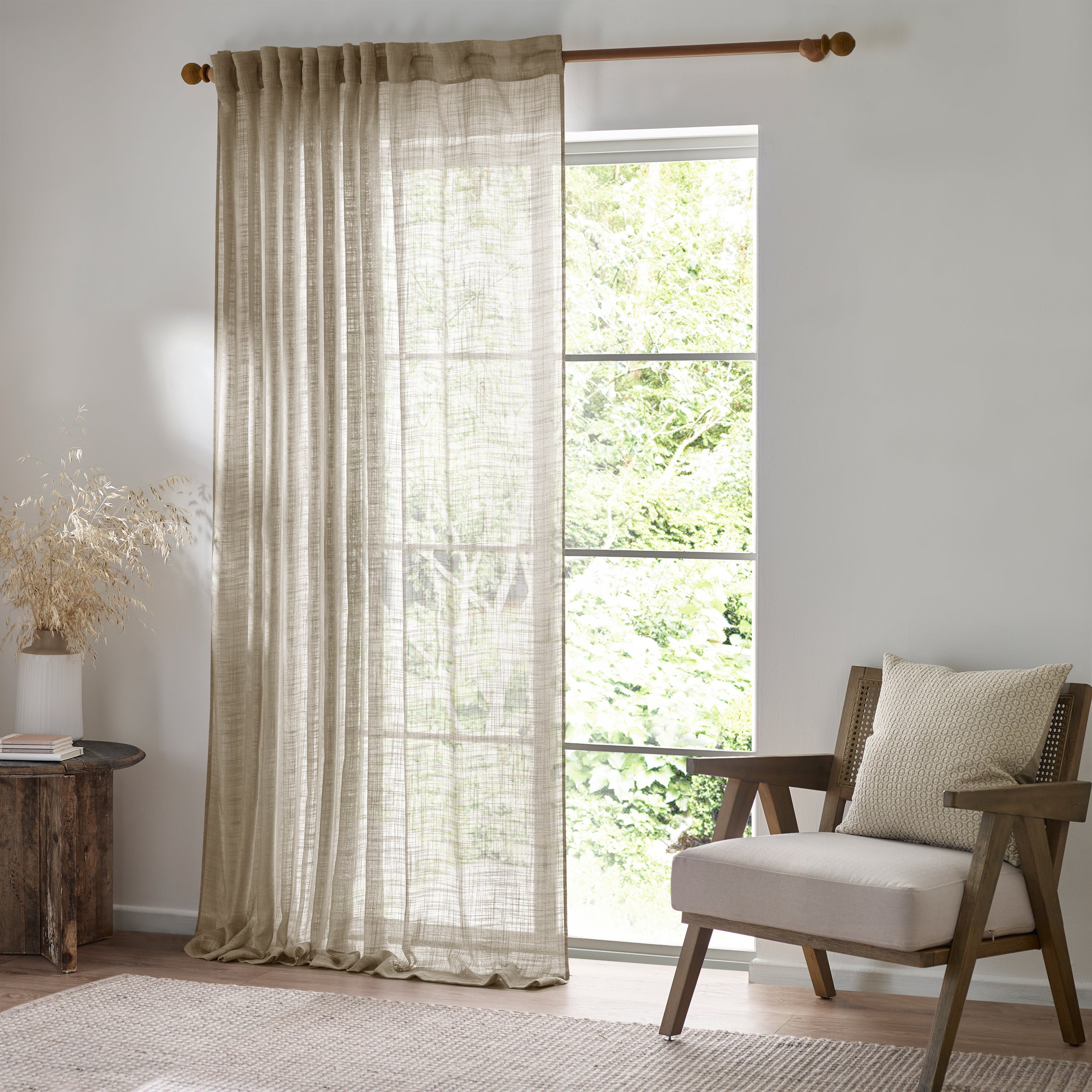 Cirrus Woven Sheer Curtain Panel