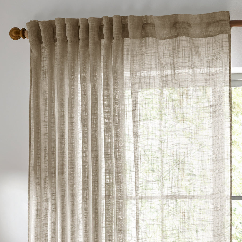 Cirrus Woven Sheer Curtain Panel