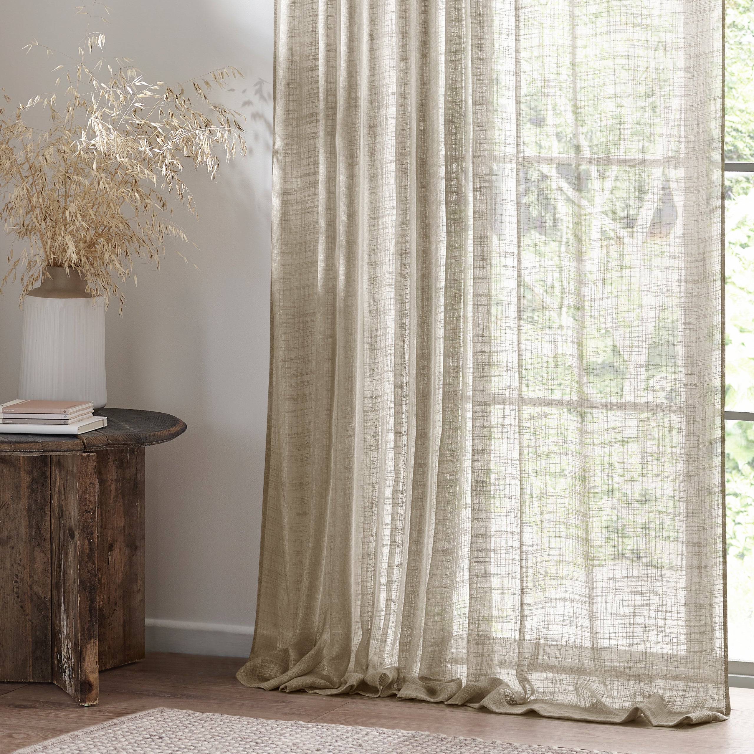 Cirrus Woven Sheer Curtain Panel