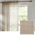 Cirrus Woven Sheer Curtain Panel