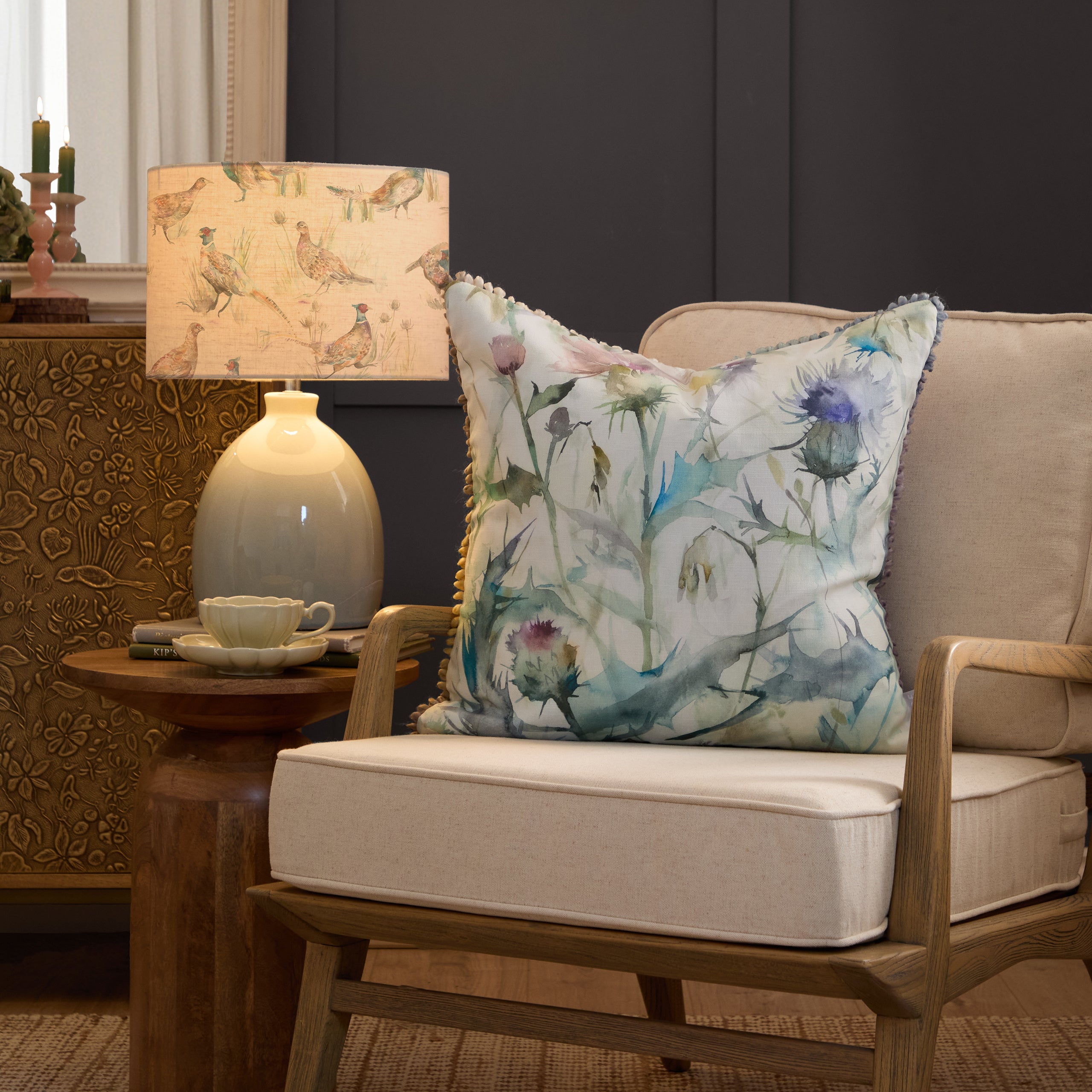 Cirsium Printed Cushion