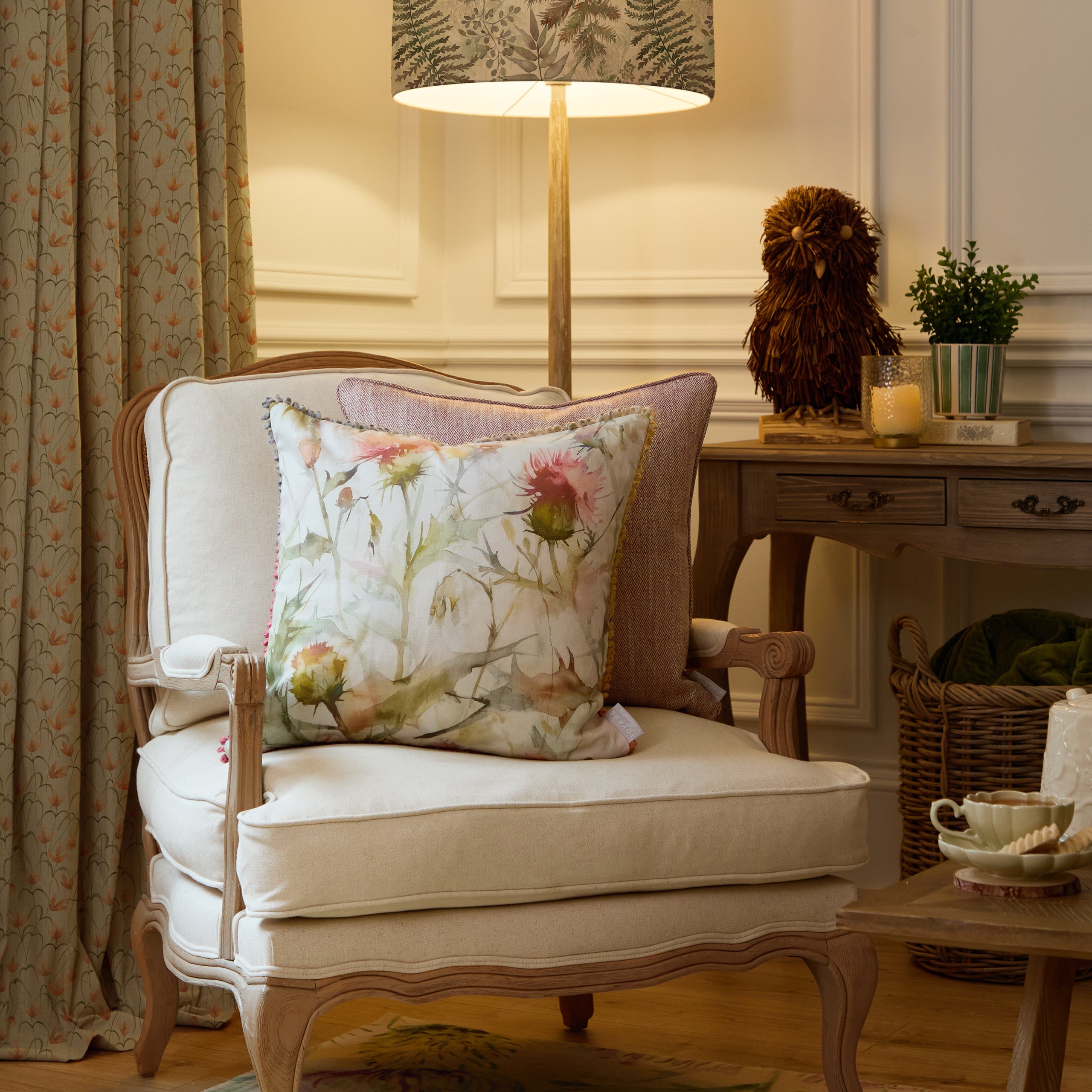 Cirsium Printed Cushion