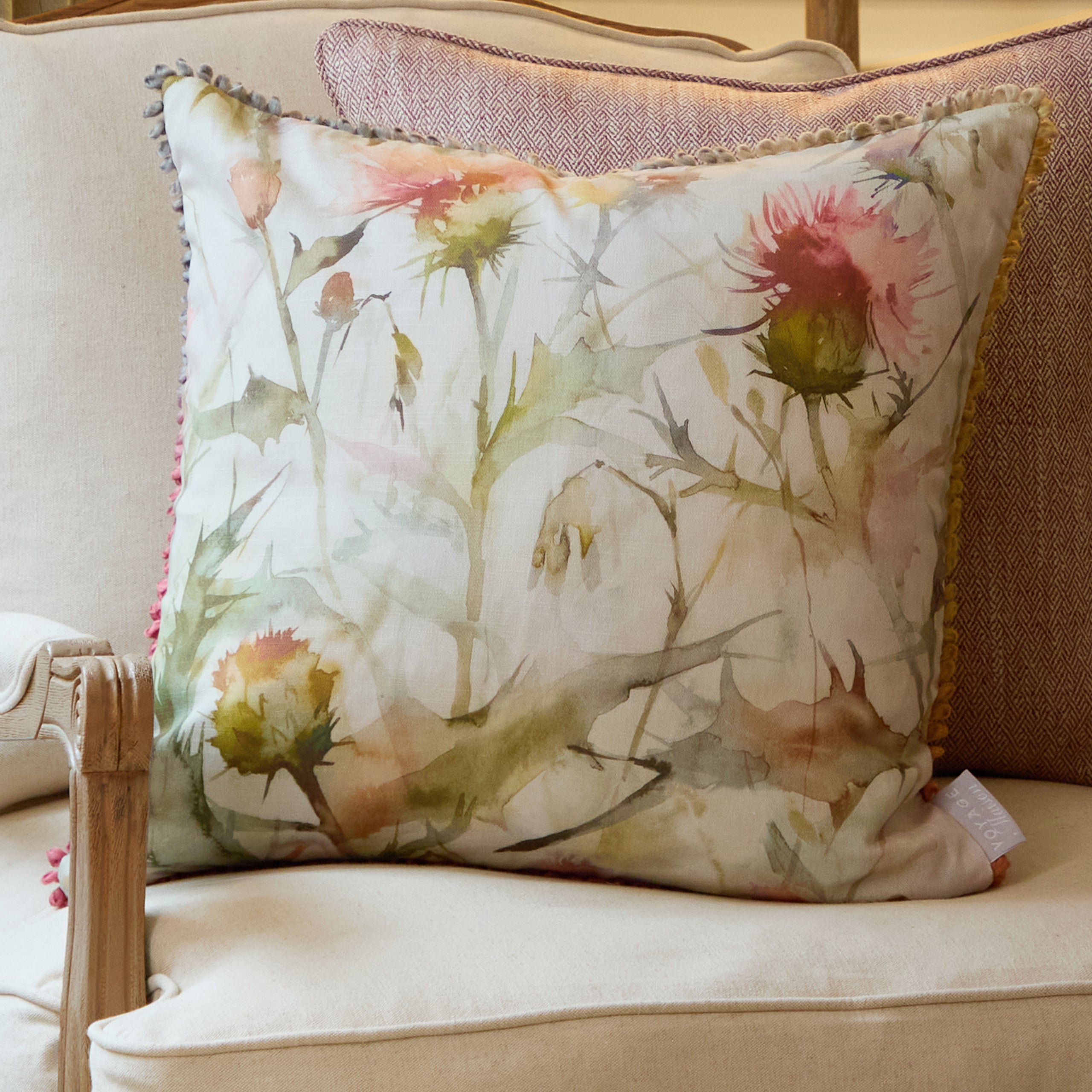 Cirsium Printed Cushion