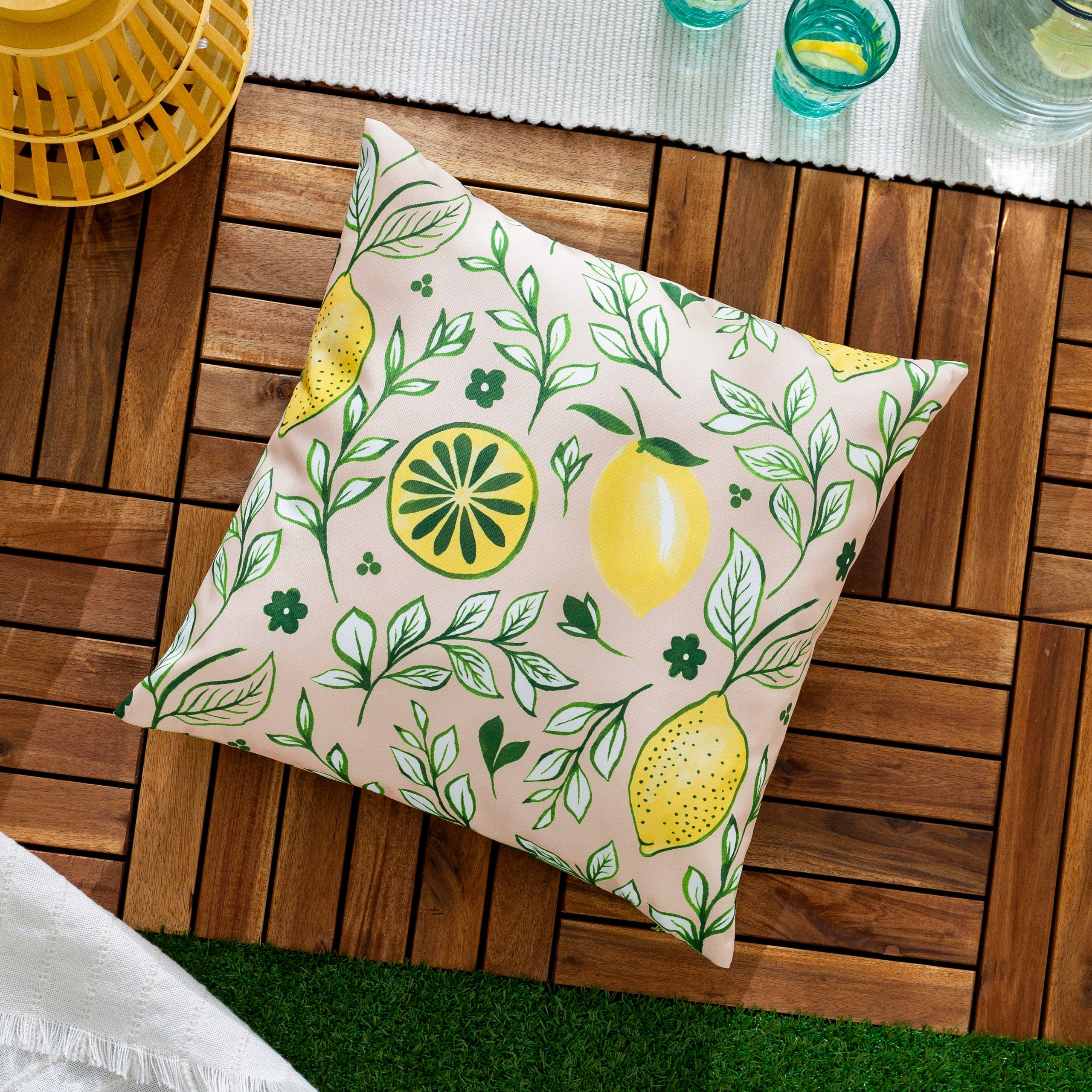 Citronello Printed Outdoor Cushion