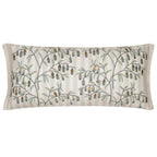 Chinese Lanterns Embroidered Cushion