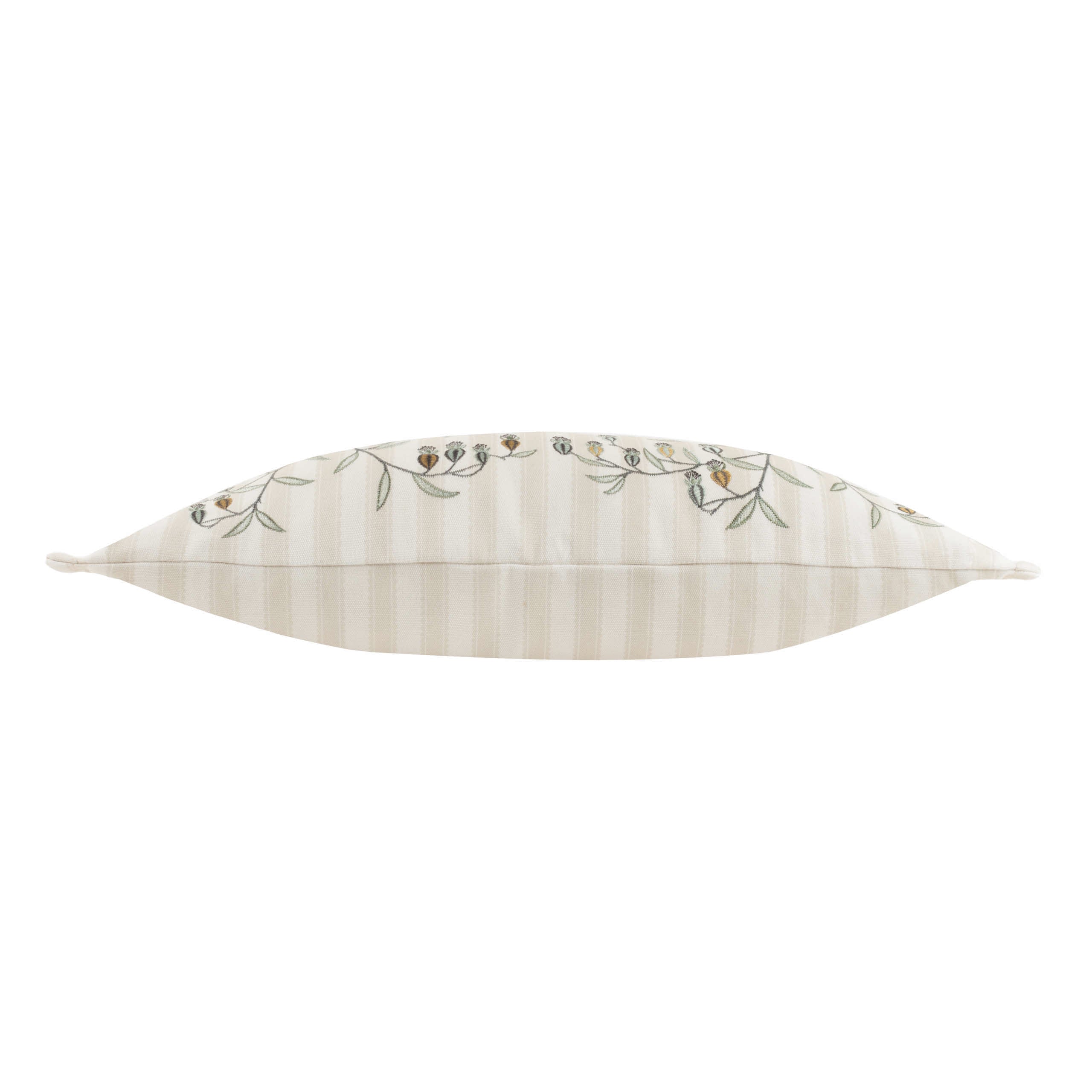 Chinese Lanterns Embroidered Cushion