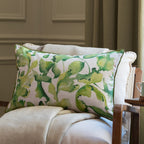 Claudia Printed Piped Cushion