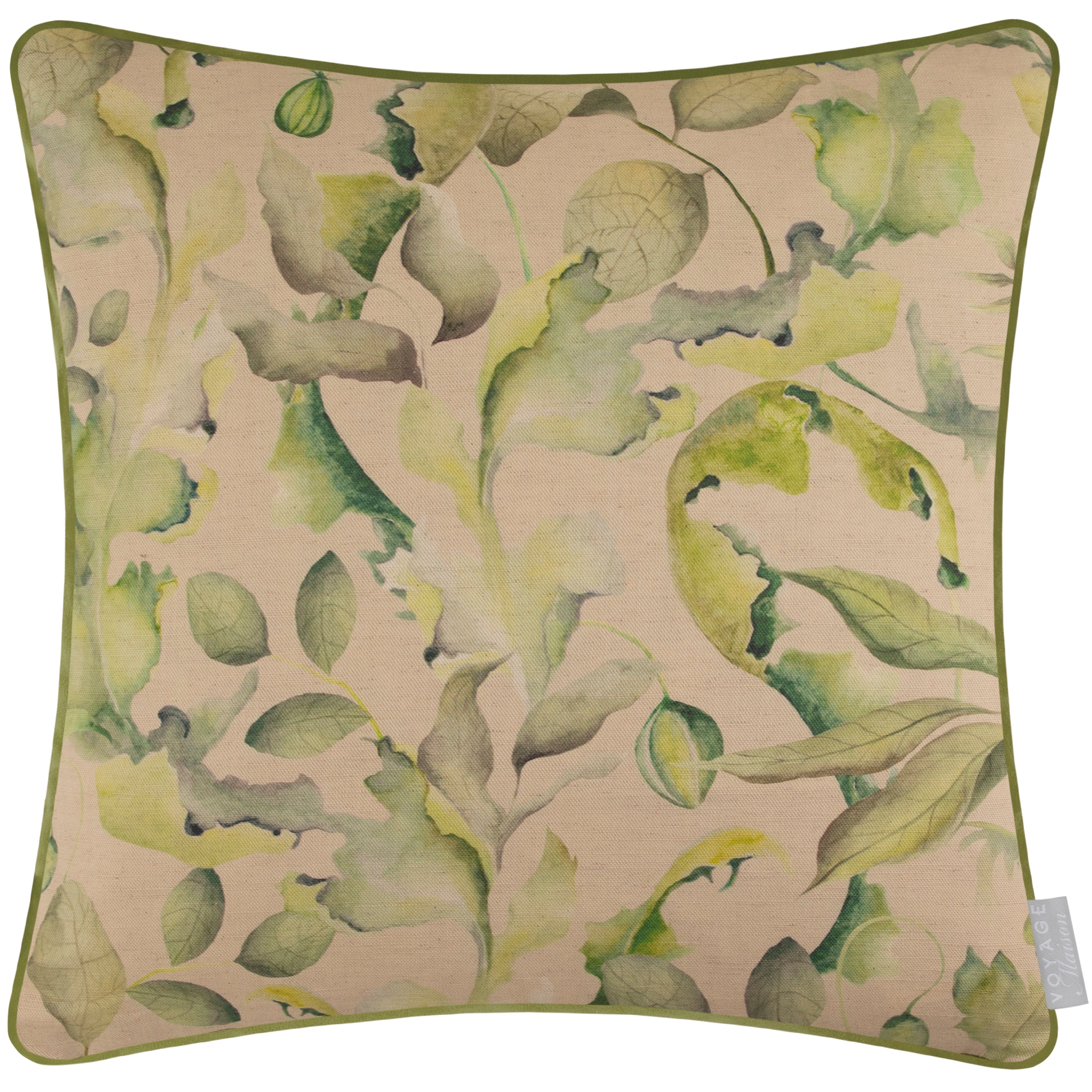 Claudia Printed Piped Cushion