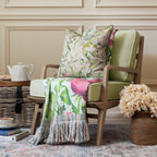 Claudia Printed Piped Cushion