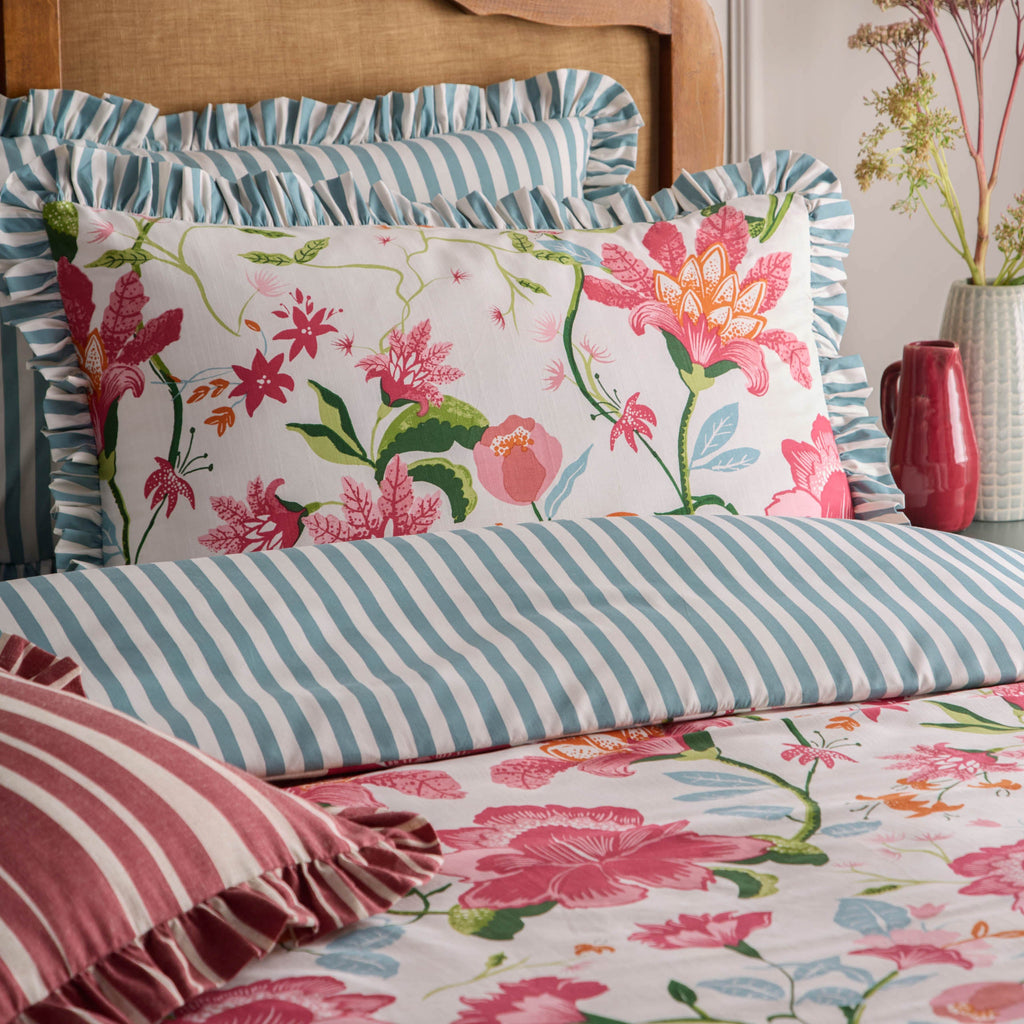 Claudia Floral Ruffle Duvet Cover Set