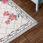 Claudia Floral Printed Indoor/Outdoor Outdoor Rug